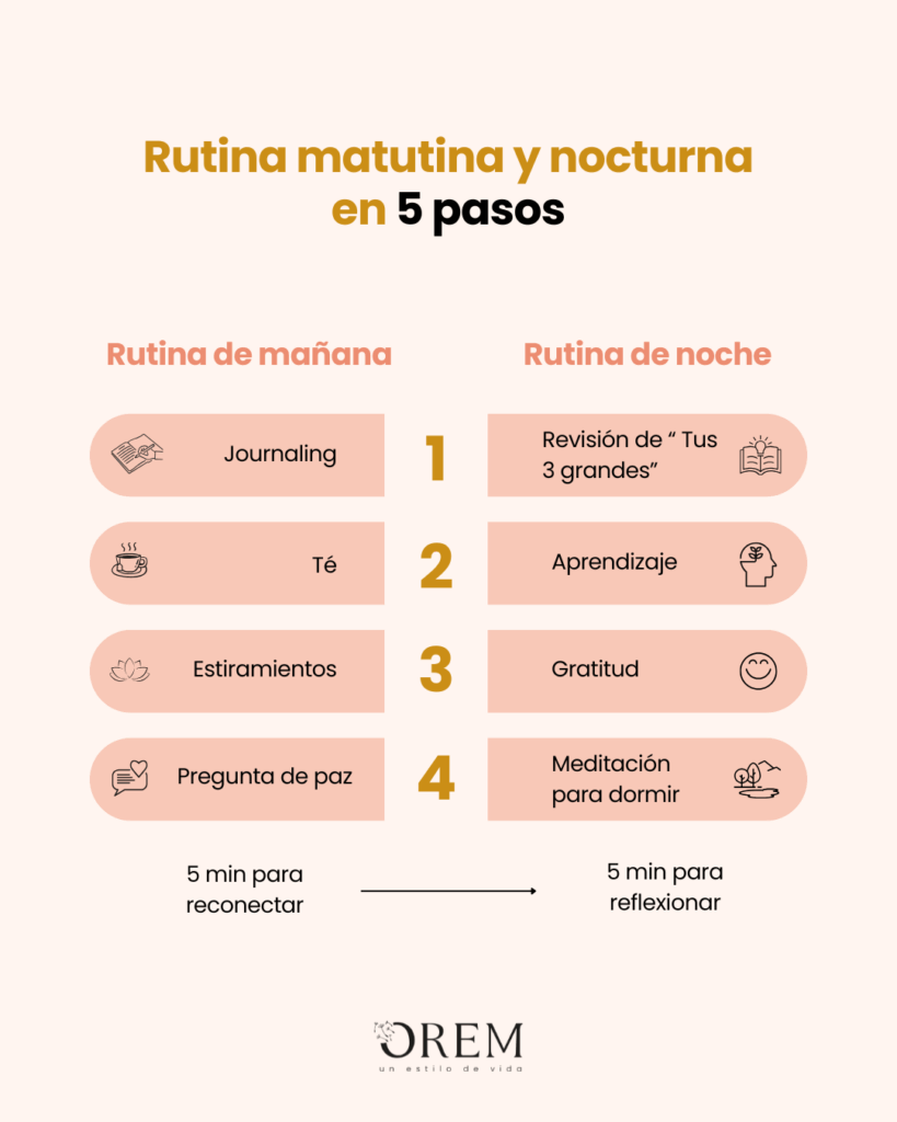 crea tu rutina de día y noche