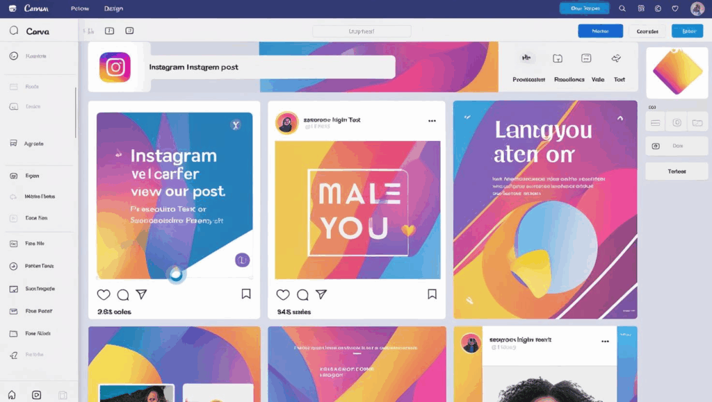 Pantalla de monitor con CANVA 