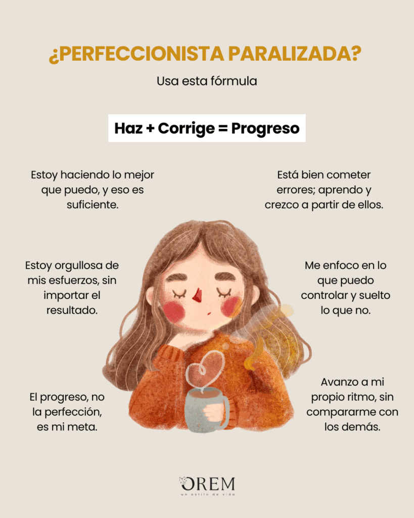 Mujer perfeccionista